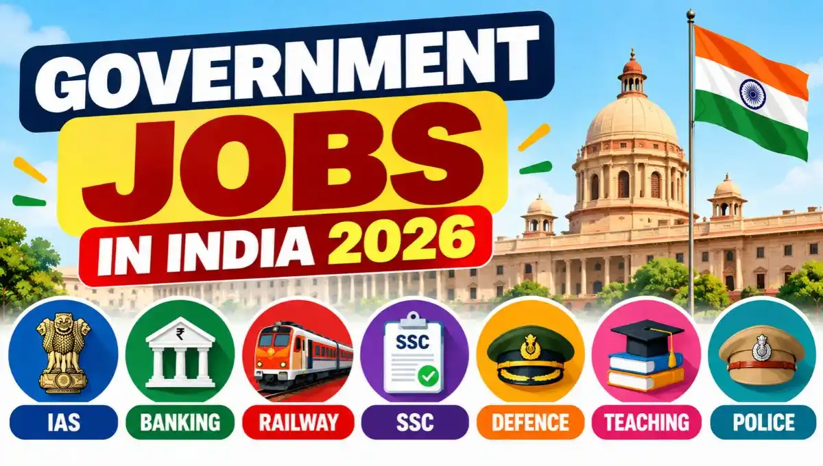 Read more about the article Government Jobs in India 2026: Best Career Options, Salary and Eligibility